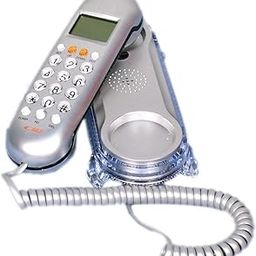IVYLA® “Corded Landline Caller‑ID Telephone KX‑T666CID Wall/Desktop Mountable, LCD Caller Display, FSK/DTMF, Flash/Mute/Hold/High‑Low Ring Controls – Ideal for School, College, Hospital Use”-image-4