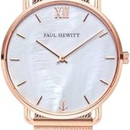 Women's 33mm Rose Gold-Tone Steel Bracelet & Case Quartz MOP Dial Analog Watch PH-M-R-P-4S-17