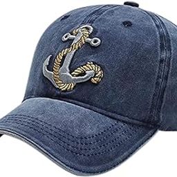 Marinerskart Merchant Navy Anchor Denim Unisex Caps for Mariners, Free Size-27