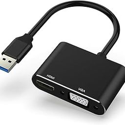 USB to HDMI VGA Adapter, 1080P 3.0/2.0 Converter, Compatible With Windows XP/7/8/8.1/10/11, Mac, Android Devices-13