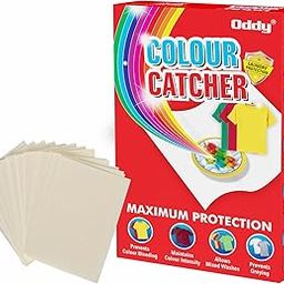 Oddy Colour Catcher 30 Sheets For Laundry, Allow Mixed Washes, Prevent Colour Runs And Maintain Original Colour Of Clothing, Pack Of 30-30