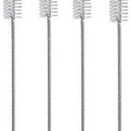 Cleaning Brush Stainless Steel Nylon Thin Pipes Drinking Straw Cleaning Brushes/Straw with Tiny Bristles Hygienic Durable and Reusable Effective Cleaning 4 Piece-image-51