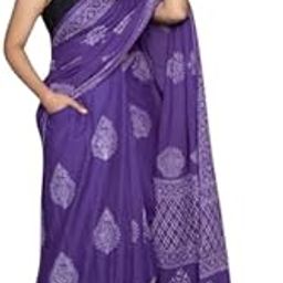 FASHION Purple Colour 1 Minute Ready To Wear Mul Cotton Digital Printed Saree With Pocket-image-45