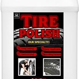 Tyre Polish 1 Liter Long-Lasting Tyre Gloss | Prevents Fading and Cracks | Non-Greasy with Pleasant Fragrance-image-7
