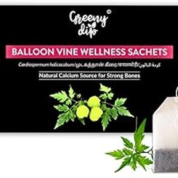 Greeny Dip Balloon Vine Wellness Sachets (14-Day Pack) | Natural Calcium | Supports Bone & Joint Health | Mudakkathaan Keerai | Dip Soup-18
