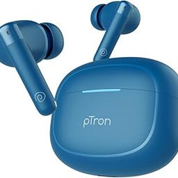 pTron Bassbuds Duo Pro TWS in Ear Earbuds with 3D Audioscape,Trutalk Ai-Enc Calls,Thunder Bass,38H Playtime,50Ms Low Latency Movie/Music Modes,Bt 5.3&Ultra Hd Mic,Fast Type-C Charging&Ipx5(Blue)-19