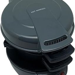 ILSMYSUTRA Sandwich Maker Mini Cheese Maker Hamburger Maker for Egg Pancakes Meat Gray| Grills & Griddles-28