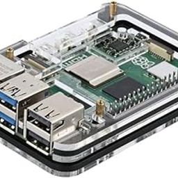 REES52 Raspberry Pi 5 Acrylic case Black Without Fan and Heatshink-14