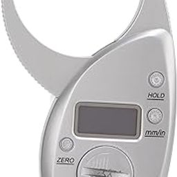 Fat Caliper, High Definition Body Fat Thickness Measurement Caliper LCD Digital for Travel for Home-picture-25