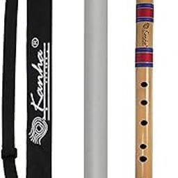 Kanha Flutes F Scale Sharp Base Assam Bamboo Flute Musical Instrument Size 26 Inch Bansuri with Flute Cover-image-8