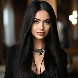 Long Stylish Light Weight Comfortable Full Head Hair Wig For Cosplay Costume, Women Synthetic Hair Long Wavy Natural Black Wig-image-72