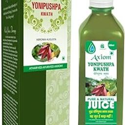 Axiom Jeevan Ras Yonipushpa Kwath | Helps to Maintain Hormonal Balance | Helpful in Menstruation | Herbal Juice For Women's Wellness - 500ML-image-23