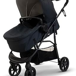 Baybee Convertible Infant Baby Pram Stroller for Newborn Babies with 3-Position Adjustable Seat & Canopy, Reversable Bassinet & Large Wheels | Baby Stroller for Toddlers 0 to 3 Years Boy Girl (Black)-13