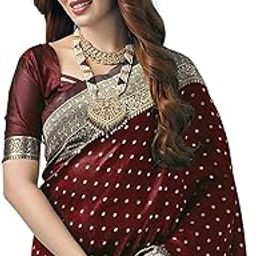 Women's Kanjivaram Soft Silk Saree Pure Silk with Unstitched Blouse Piece-image-81