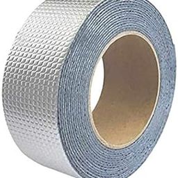HomeFast Roof waterproof leakage repair material butyl coil building roof waterproof tape strong leak sticker plugging king (Silver)-15