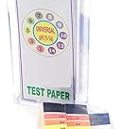 pH 1-14, 100 Ph strips | PH testing Strips, Test Indicator Litmus Paper Water Soil Testing Kit, ph testing strips, ph paper, litmus paper, 1 pack.-12