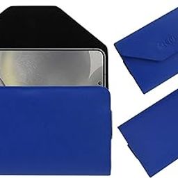 ACM Premium Flip Flap Pouch Case Compatible with Samsung Galaxy S24 Mobile Leather Cover Blue-11