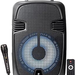 LAPCARE LAPSONIC I 20W Portable Bluetooth Party Speaker with Karaoke, Stereo Sound, Direct USB, Aux Input & FM, Perfect Karaoke Buddy & Trolley Play Back time Up-to 4 Hours with Wired Mic-image-78