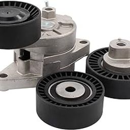 NewYall Pack of 3 Drive Belt Tensioner Idler Pulley Kit for BMW 323i 325Ci 325i 325is 325xi 328i 328is 330Ci 330i 330xi 525i 528i 530i M3 X3 X5 3.0 Z3 Z4-picture-19