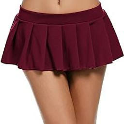 Women's Sexy Role Play Pleated Mini Lingerie Skirt for Hot and Sexy Nights Honeymoon-image-55