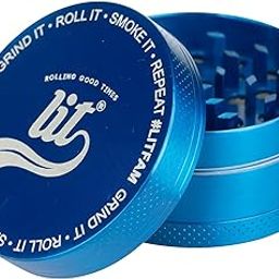 LIT Metal Herb Grinder(Blue) - Herb Crusher | Grinder Large | LITAF Accessories (Herb Grinder | Herb Crusher 50 mm)-picture-17