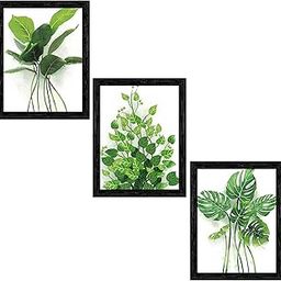 Indianara Set of 3 Framed Art Painting (3911BK) without glass 10.2 X 13, 10.2 X 13, 10.2 X 13 INCH (Style 10)-image-28
