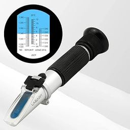 LABART Clinical Refractometer, 0~12g/100ml Serum Protein 0-12 g/100ml Urine Specific Gravity SG 1.000-1.050 Refractive Index 1.333-1.360R-13