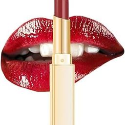 Metallic Shine Lipstick,Red High Impact Lipcolor, Lightweight Soft and Ultra Hydrating-image-84