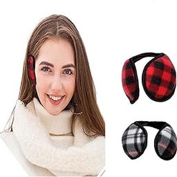 Set Of 2 Wollen Ear Cap Warm Headwear For Winters, Earmuffs For Cold Weather Soft And Warm Earmuffs For Men And Women Pack Of 1-98