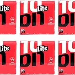 10on Lite Soft Napkins, 1 Ply Tissue Paper, 100 Pulls per Pack, Pack of 6 (100 x 6 = 600 Sheets)-picture-0