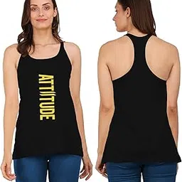 the blazze Women's Cotton Printed Sleeveless Racerback Sportswear |Activewear Quick Dry Fit Workout Muscle Tank Top L31 Product Code (Size, Colour)-picture-45