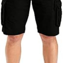 Reoutlook Men's 100% Solid Cotton Cargo Shorts/Bermuda with Multi-Pockets and Waist Belt-picture-6