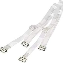 Women's Transparent Plastic Detachable Transparent Straps Bra Strap Plastic Metal Free size Pair -1 (LZ-046)-37