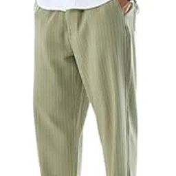 snitch Men's Casual Trousers | Relaxed Fit Textured Design | 100% Cotton & Lightweight Fabric for Summer & Everyday Wear-picture-15