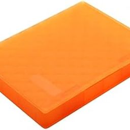 Meri Shopp 2.5 SATA Hard Drive HDD SSD Enclosure External Disk Case Storage Box Orange-28