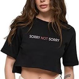 Women's & Girls Crop Tops/T-Shirts I Stylish Western N Causal Oversized Fit I Trendy Streetwear for Summer-image-56