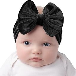 SYGA Baby Girls Nylon Headbands Hairbands Hair Accessories Soft Comfortable Bow Headband Elastic Newborn Infant Toddlers Kids 0-3 Years-image-49