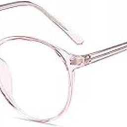 AUGEN By Visions India Unisex Spectacles With Blue Cut Lenses & Anti-Glare Coating Which Protects Eyes From Blue Light From Computer, Moble, Tablets, Laptop (Zero Power) (101-Pink) (Size-49mm)-image-29