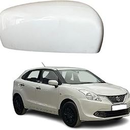 Car Styling -Right Driver Side view Mirror Cover/Cap (Without/NO Indicator Cut) compatible with Maruti Baleno 2015-2022- Unpainted-22
