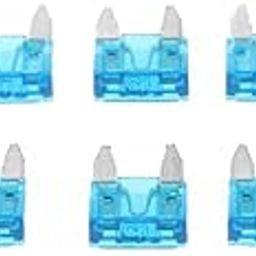 MILAAN 10Pcs Mini 15A Blade Fuse Blue for Car Truck Replacement-10