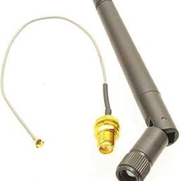 Robocraze 6dBi 2.4GHz 5GHz Dual Band WiFi RP-SMA Antenna, 20 cm U.fl/IPEX Cable for Wireless Routers (Pack of 1)-11
