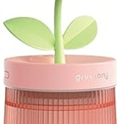 UJEAVETTE Desktop Humidifier 4 Timer Function Portable Two Spray Modes for Office Gift Pink-95