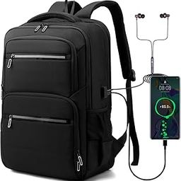 Laptop Backpacks Business Backpack Daypacks, Men Women School Backpack Laptop Bag with USB Charging Connection for Everyday/Business/Excursion/School (15.6 inches)-image-64