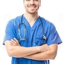 Primestore India Unisex Scrub Suit set V-Neck 3 Pocket Top and Cargo Type Trouser (38 Medium, SkyBlue)-picture-10
