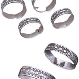 Oxidised Silver Layered Bead Toe Rings, Adjustable | Toe Rings for Women and Girls | With Certificate of Authenticity and 925 Stamp | 6 Month Warranty-image-91