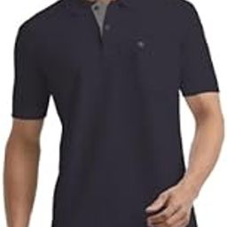 Charcoal Polo Collar T Shirt-image-71
