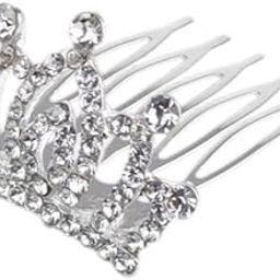ATORSE 2X Mini Metal Princess Queen Crown Jewelly Toy for 1/3 1/4 BJD Dolls White-12