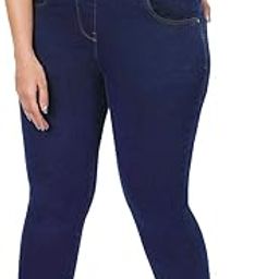 Women Stretchable High Waist Regular Fit Shapewear Denim Jeans-image-68