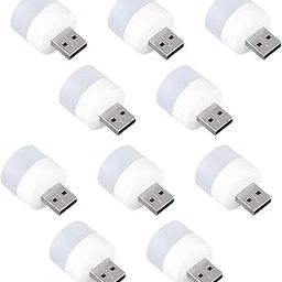 Urban Mini USB LED Light Bulb – Plug-in Night Light Lamp for Laptop, Car, Bedroom, Bathroom & Kitchen | Portable USB LED Lamp | Compact & Energy-Efficient (White, Pack of 10)-image-101