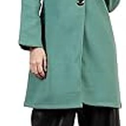 Green Black Flap Overcoat-image-22
